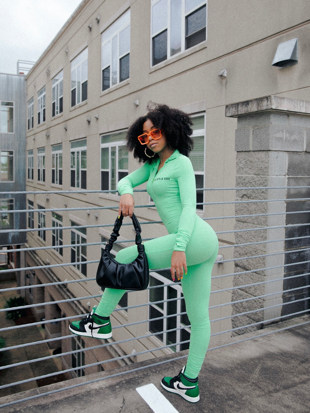 Adrianna Green Jumpsuit